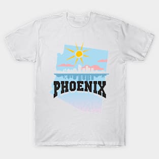 Phoenix city skyline T-shirt T-Shirt